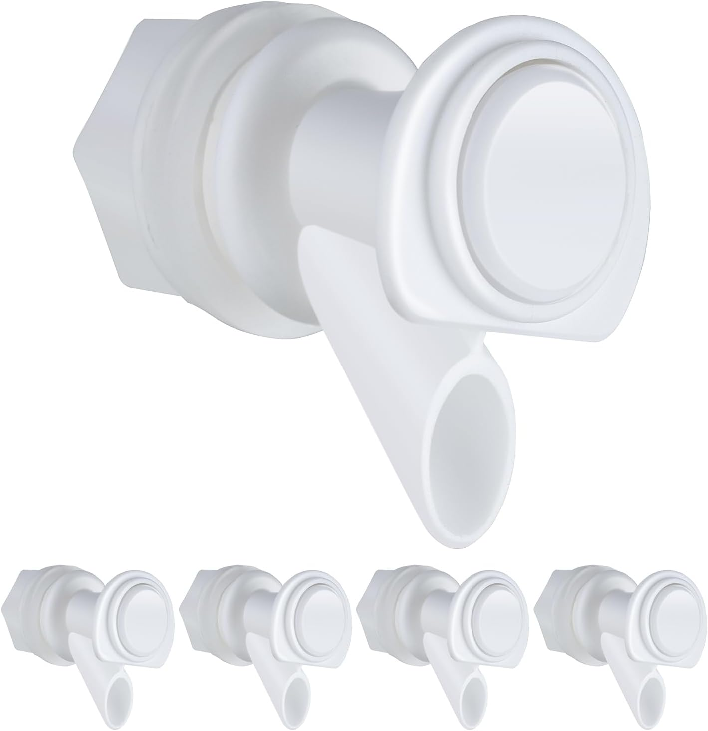 Upgrade Push-Button Cooler Spigot Replacement, Compatible with Igloo 2, 3, 5 and 10 Gallon Beverage Coolers, Durable Water Cooler Spigot for 2-10 Gallon Water Jugs Replacement Part