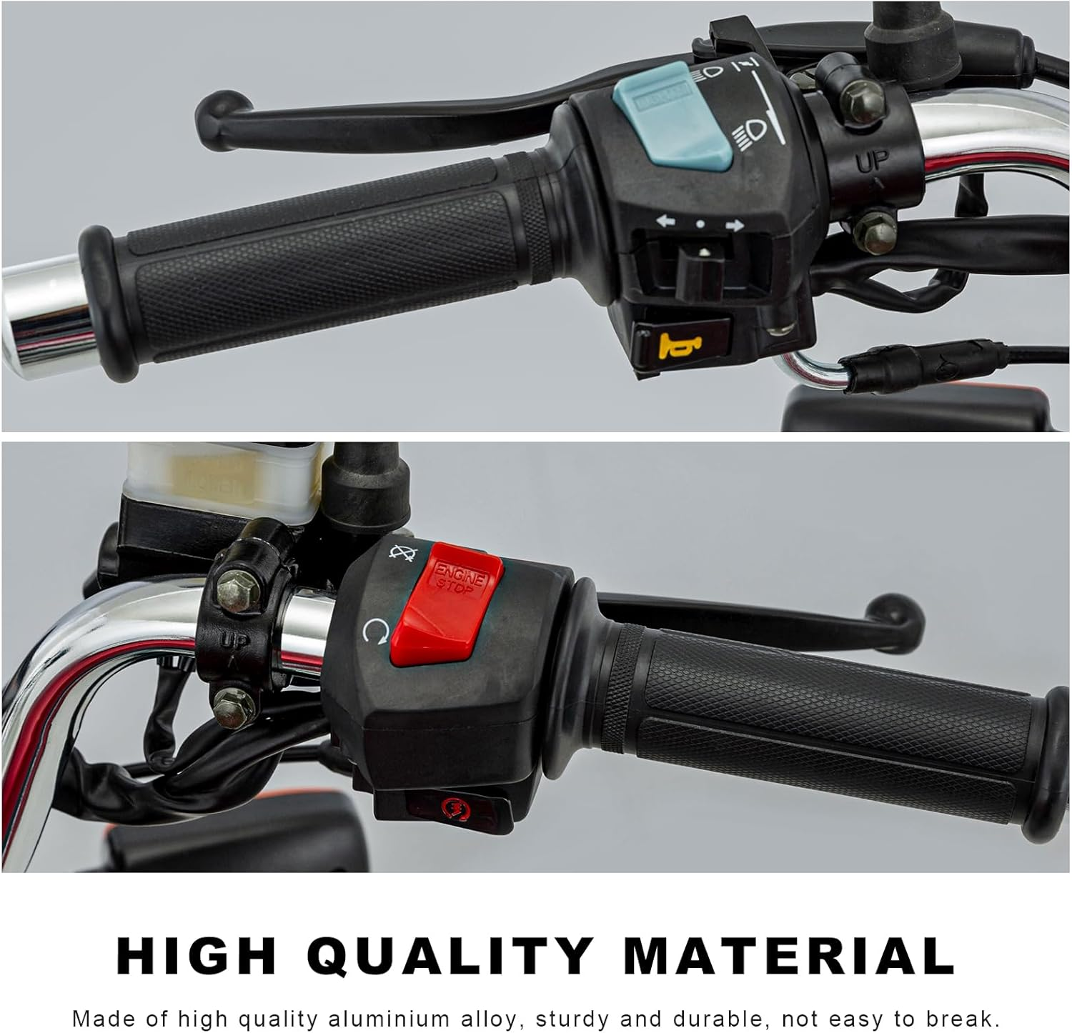 ZNDAW Motorcycle Clutch Lever, 7/8" 22Mm Left Clutch Brake Handle Replacement, Motorcycle Handlebar Lever Perch for CRF80 DR200 XR100 KLX110 Pit Dirt Motor Bike Motocross Parts image number 1