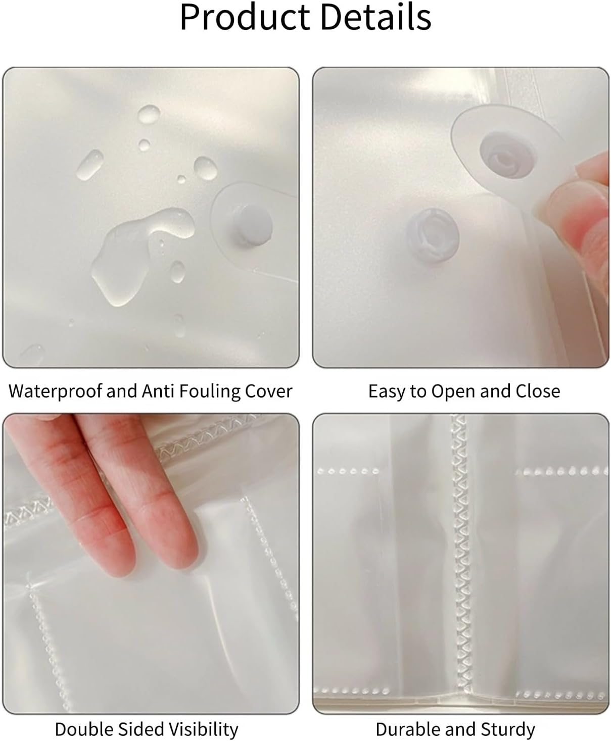 LILIP Polaroid Photo Album, Instax Mini Photo Album, Transparent and Large Capacity Picture Books Designed to Store Your Memories image number 5