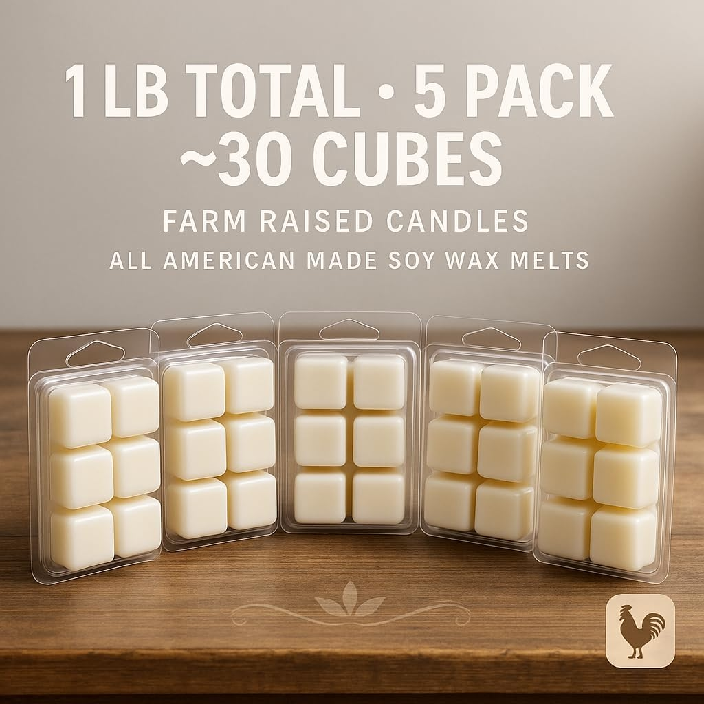 Fall Spice Variety Assorted Mix 5 Pack.100% All Natural American Farm Raised Made Paraffin-Free Pure Soy Scented Wax Melts. Scented Tarts Vegan Wax Melts. like Yankee Candle Tarts or Scentsy. image number 6