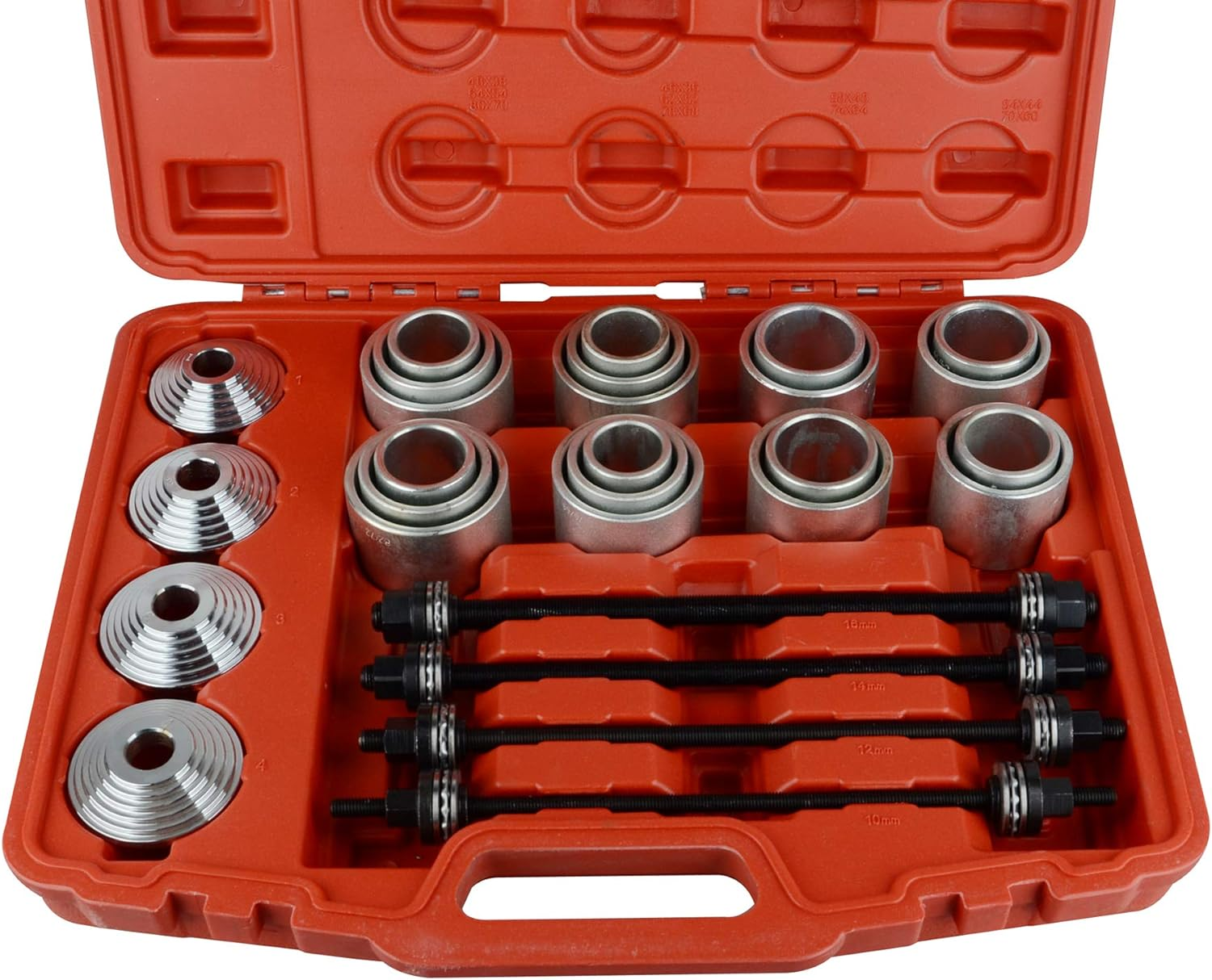 DAYUAN Professional Pull Press Sleeve Kit 28 Pcs Remove Bushes Bushing Bearings Seals image number 5
