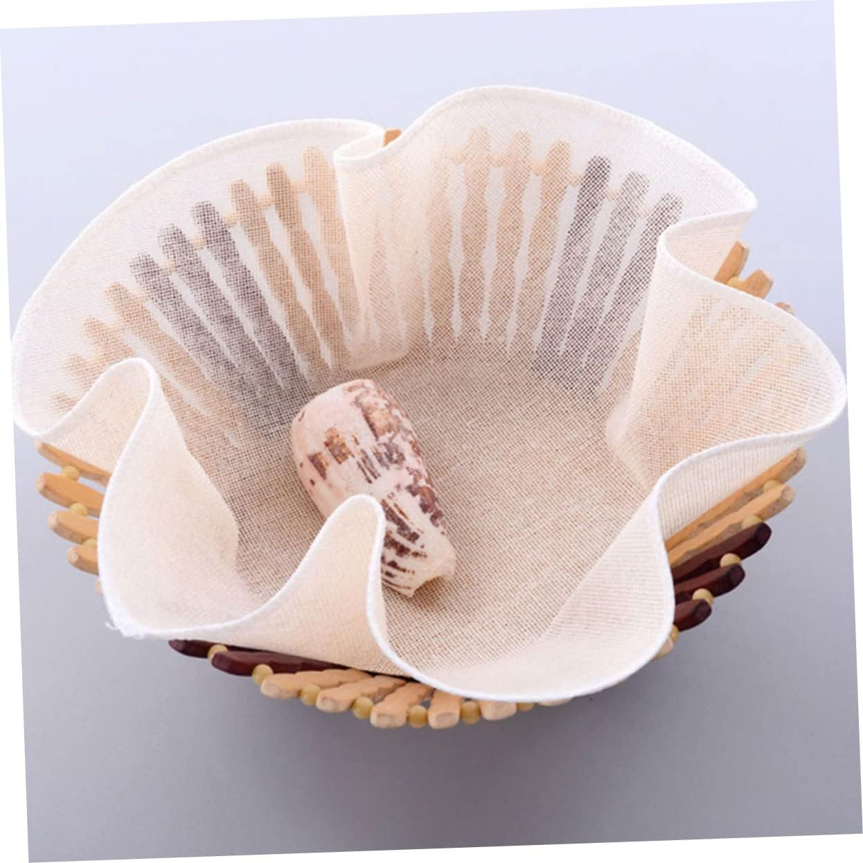 Alipis Cotton Steamer Mats and round Steamer Liners 26Cm Non-Stick Breathable Mesh Cloth for Dim Sum and Dumplings Kitchen Reusable 30Pcs Set for Food Steaming image number 1