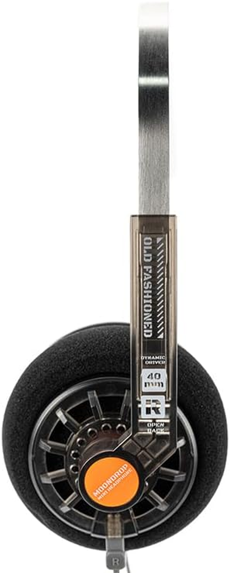 Moondrop Old Fashioned 40Mm On-Ear Headphone with 0.78Mm 2Pin Cable 3.5Mm Plug image number 3