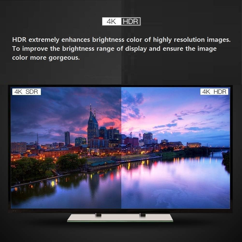 ATZEBE HDMI Fibre Optic Cable -15 M, 4K HDMI Cable 2.0 Supports 4K @ 60Hz HDR, YUV4:4 8Bit, 3D, ARC, HEC, CEC, HDCP 2.2 with Dual Micro HDMI and Standard HDMI Connectors image number 2