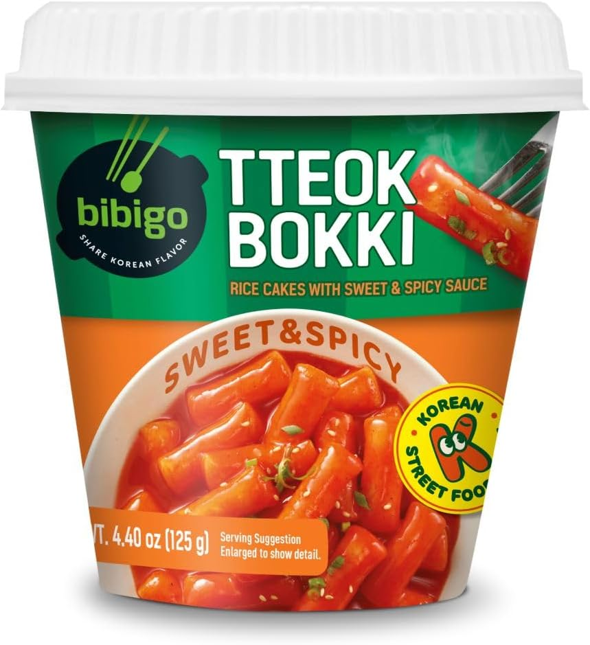 CJ Bibigo Tteokbokki Rice Cake with Sweet and Spicy Sauce 125 G image number 1