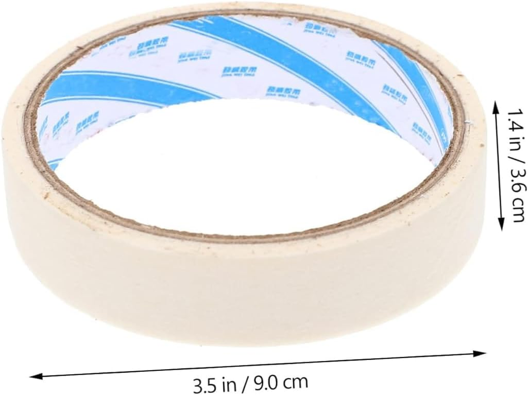 10Pcs Art Tape Paper Tape Adhesive White Painters Tape Beige Spray Paint White Car Paint Car Trim Adhesive Drawing Tapes Car Spraying Paint Tapes Self-Adhesive Tapes Student Japan image number 2