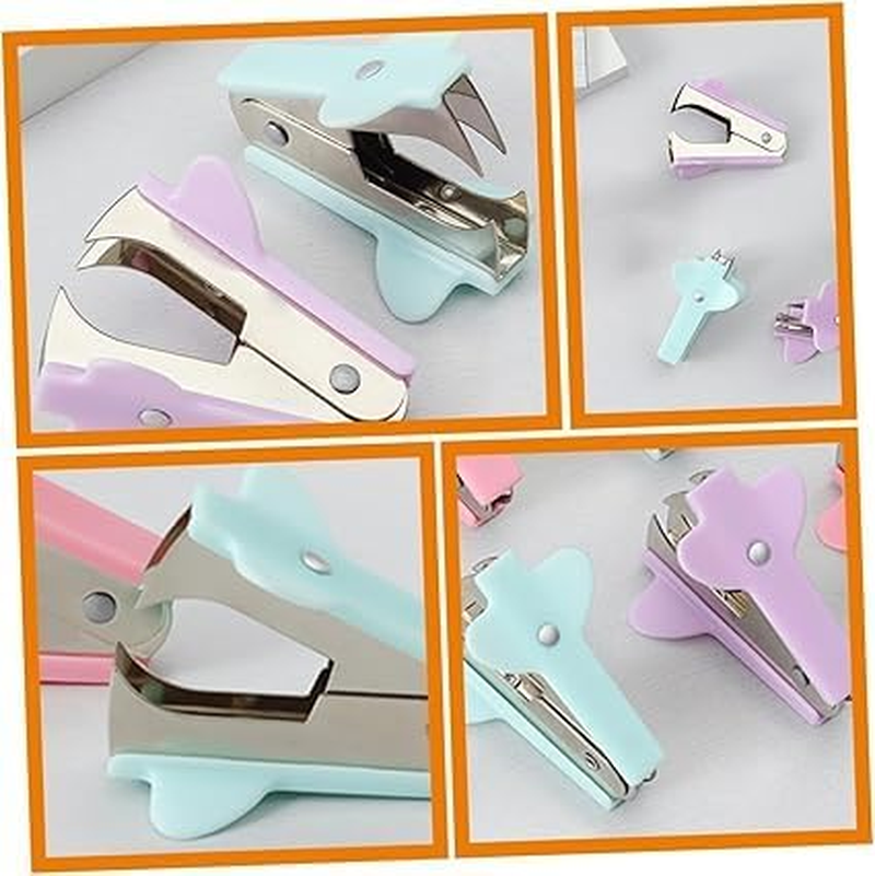 Mini Nail Remover Staple Remover, 4Pcs Staple Remover Staple Puller Stapler Remover,Staple Remover Metal Jaws Staples Puller,Staples Remover Stapler Puller,Staple Remover with Extra Wide Finger Grip image number 5