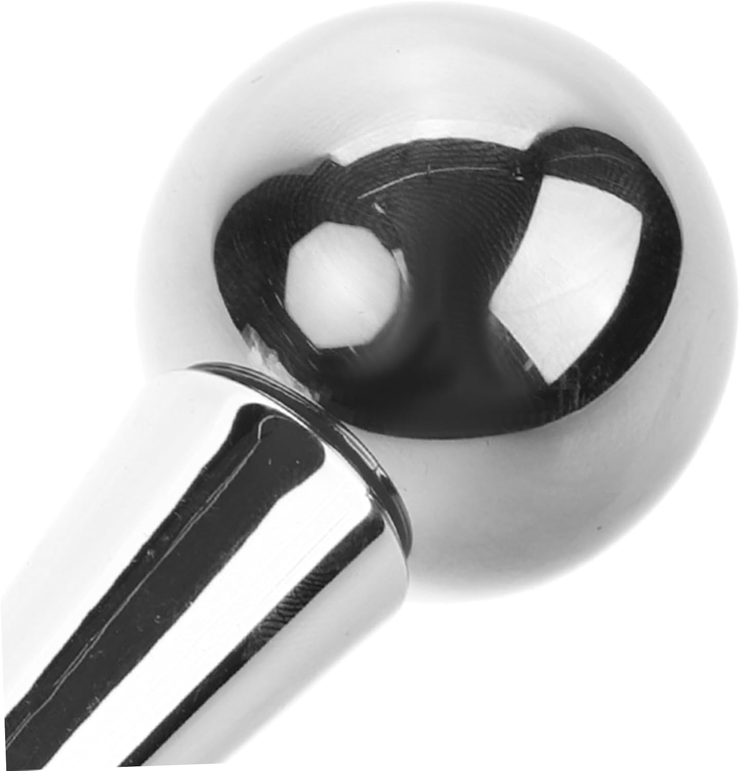 Ipetboom Facial Ice Roller and Stainless Steel Cooling Face Globes for Eye Puffiness Relief, Reusable Ice Massage Ball with Rotating Design, Silver Tone, Suitable for Facial Skincare And image number 4