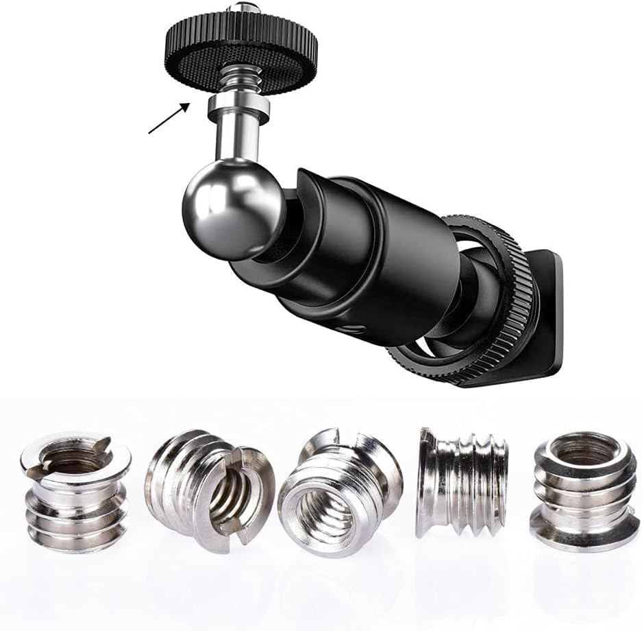 Convert Screw Adapter, 12 Pcs Camera Convert Screws, 1/4 Inch to 3/8 Inch Thread Adapters Reducer Bushing Tripod Screw Camera Spigot Convert Screws for Camera Tripod Ball Head Gimbal Flash Support image number 5