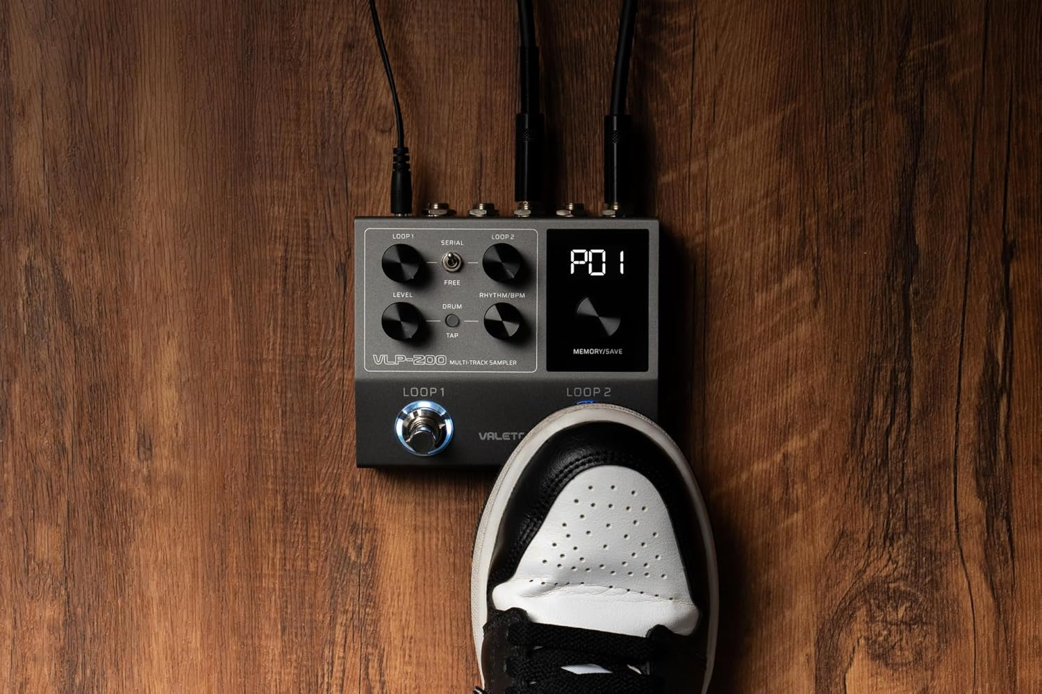 Valeton VLP-200 Multi-Track Sampler - Two Full-Featured Loopers and a Variety of Drum Rhythm Patterns image number 2