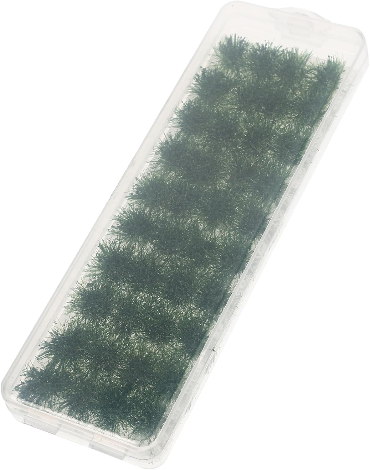 Military Model Scenery Deep Green Fake Grass Cluster Sand Table Grass Ornaments for DIY Terrain and Scale Model Landscaping