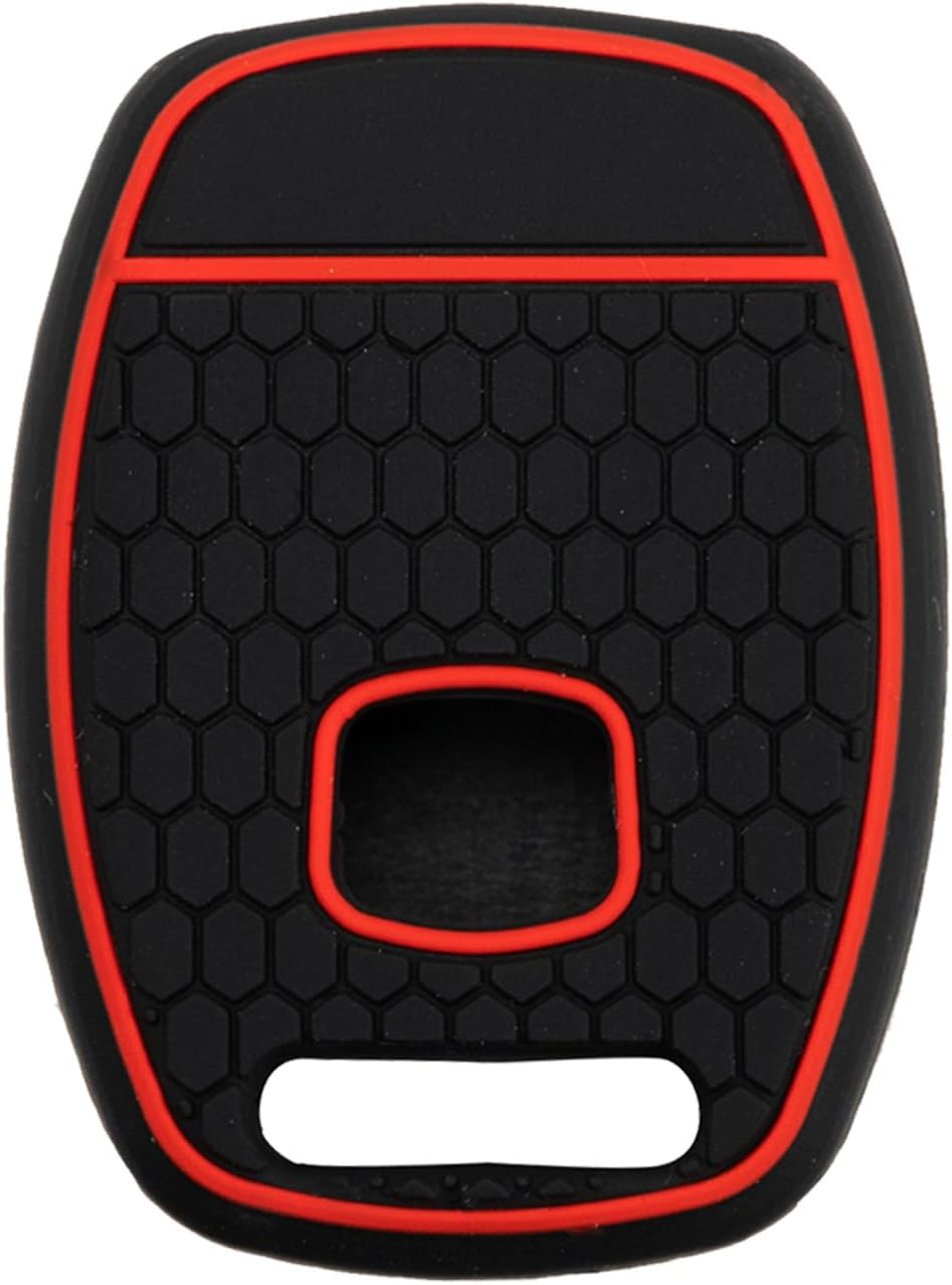 AUTOXBERT Car Key Shells,Car Key Protective Cover Case,Silicone Waterproof Key Shell,For Honda Civic Accord Pilot Fit CRV Ridgeline Jazz FRV Insight Civic CR-Z S2000 Stream CROSSTOUR HRV Odyssey image number 2