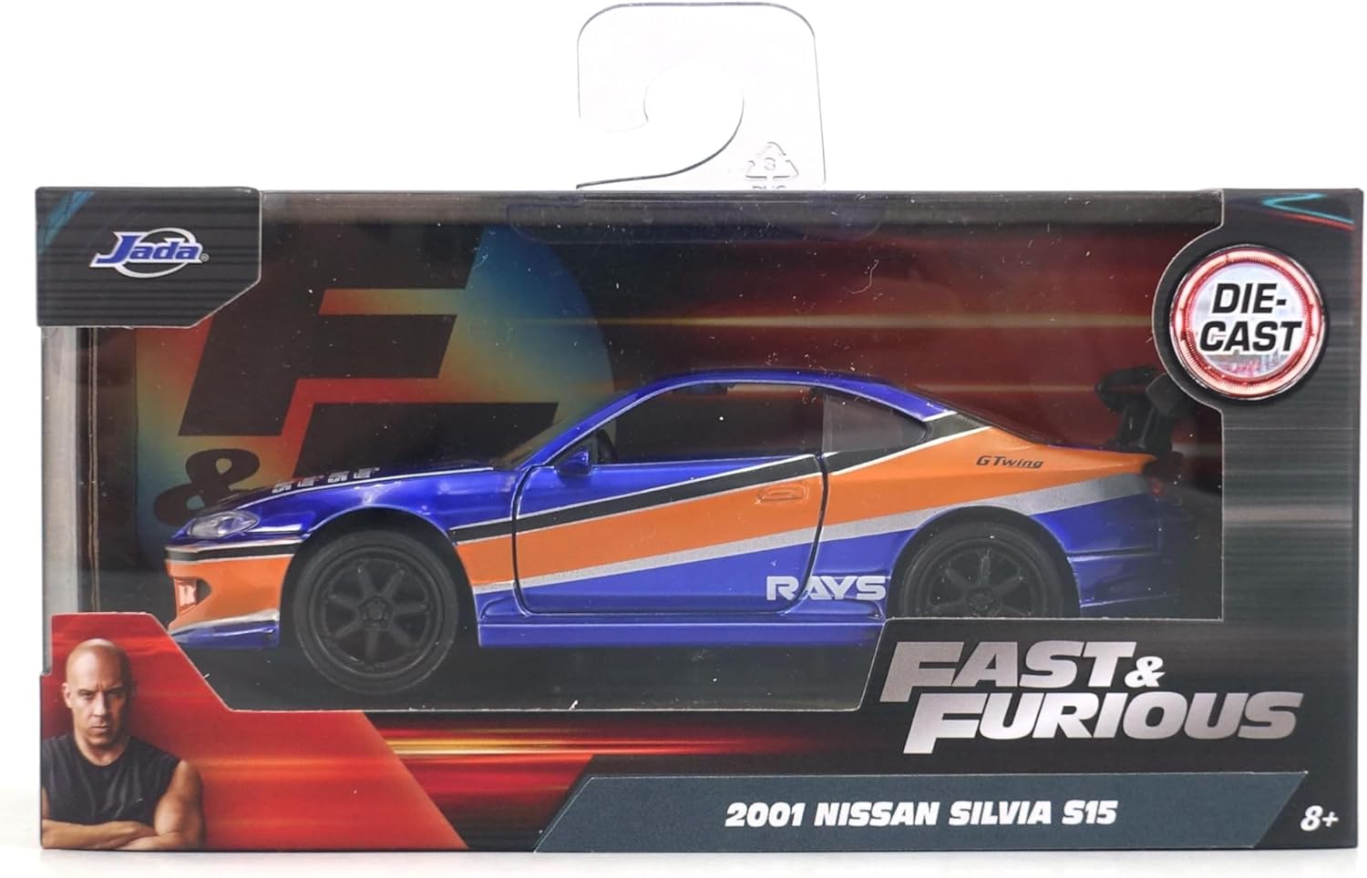 JADA 1:32 FF 2001 Nissan Silvia S15 (34446) image number 1