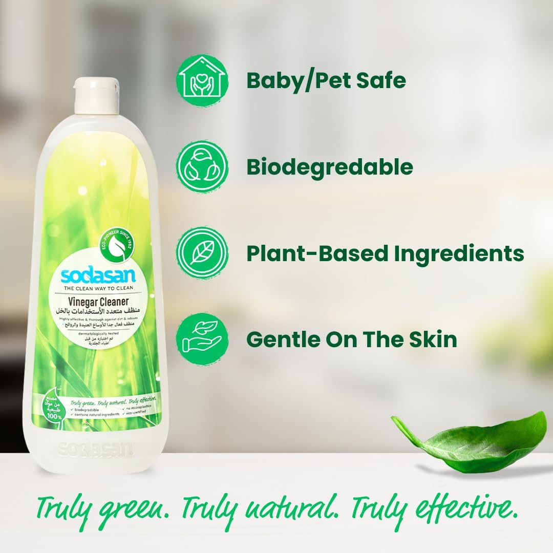 Sodasan Vinegar Cleaner, 1 Liters