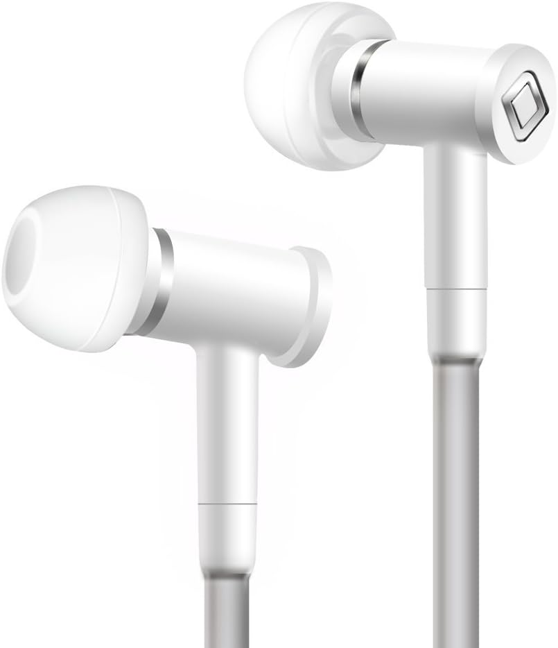 Aircom A1 Airtube Stereo Anti-Radiation Active Headphones for Iphone 7 plus Gold - 256 GB Earbuds Wired Headset with Mic, Noise Isolating, True Live Sound (White) - US Patent # 6453044 image number 1