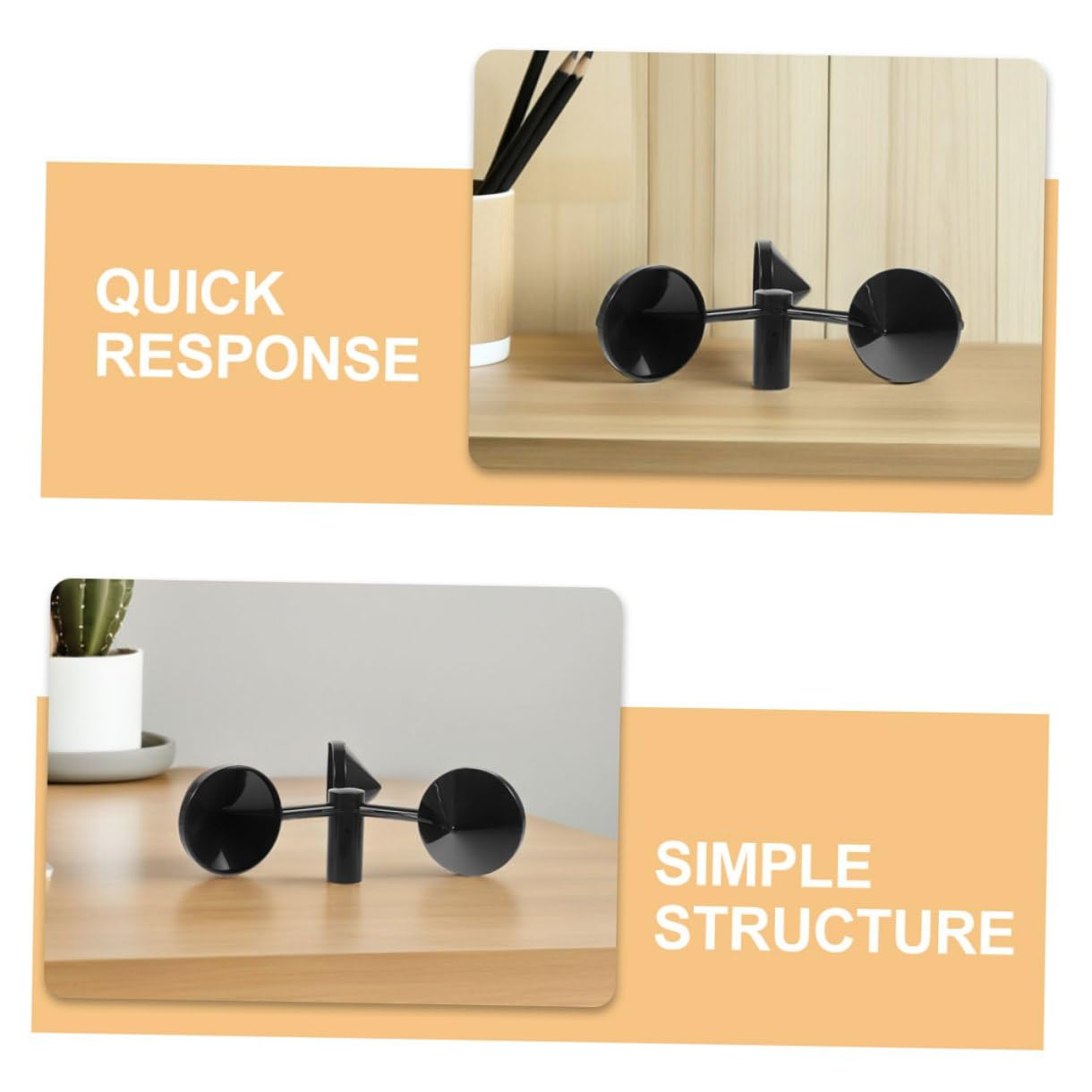 Gadpiparty 3Pcs Wind Speed Anemometer Cups Replacement Kit for Accurate Air Velocity Measurement Portable Handheld Wind Tool for Meteorological HVAC Systems Outdoor Use image number 3