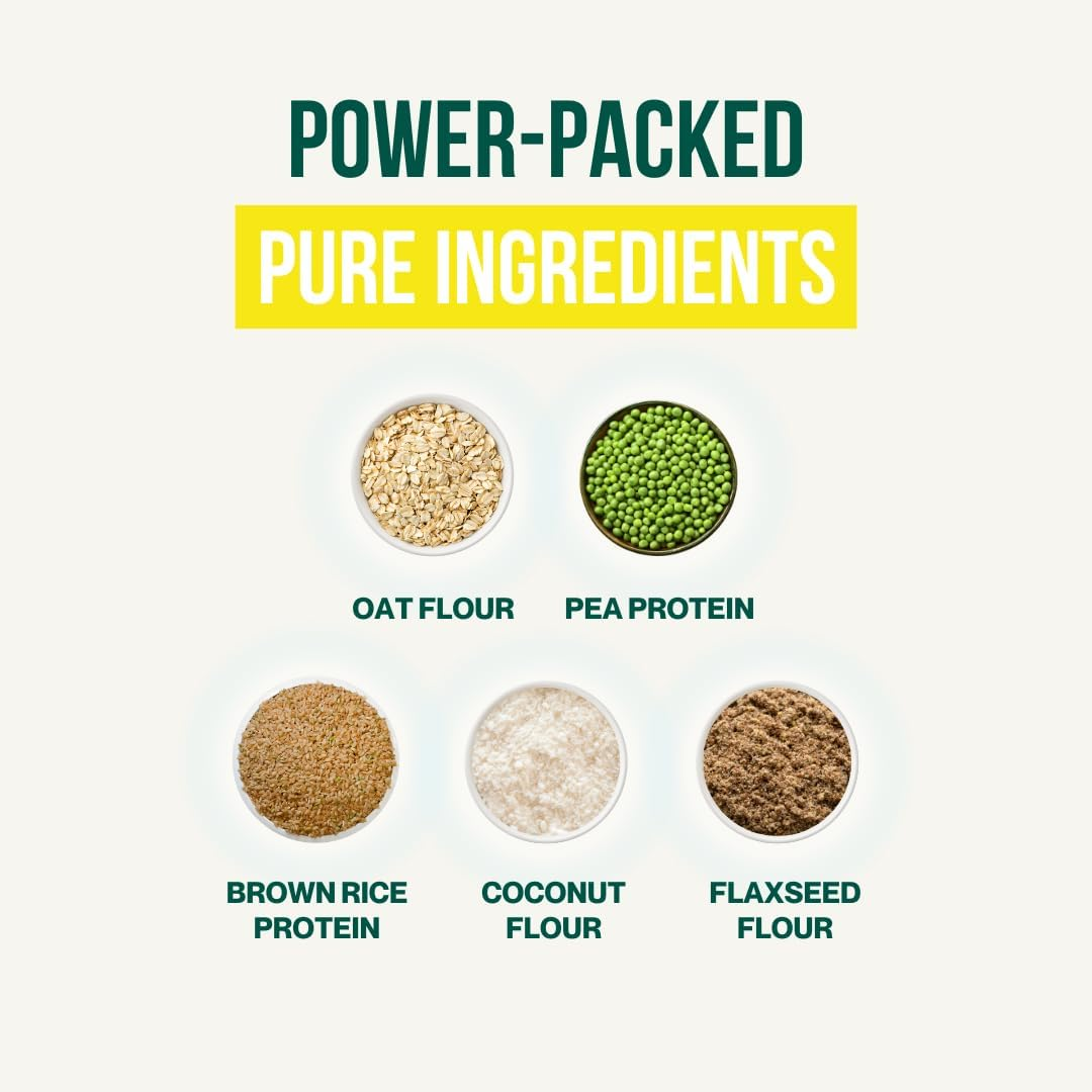 Vybey&reg; Protein-Rich Nootropic Complete Meal Replacement | Plant Protein Based | 29G Protein | 26 Vitamins & Minerals | 100% Real Food | Banana Flavour