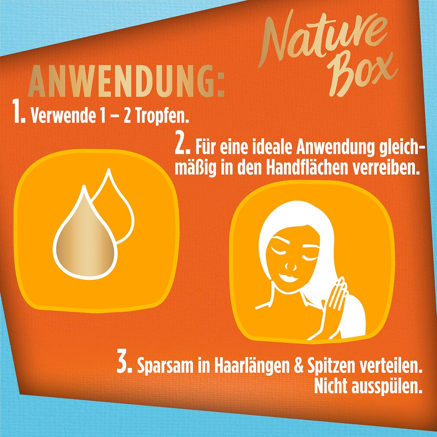 Nature Box Nutritional Hair Oil (70 Ml), Hair Oil with Argan Oil Provides Intensive Care and Protects against Split Ends, Bottle Made from 100% Social Plastic image number 3