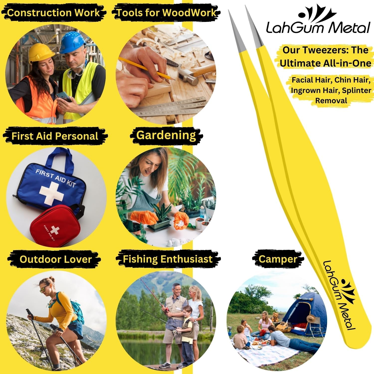 Super Sharp Pointed Tweezers Precision Best Splinter Tweezers Pointed Tip Thin Needle,Ingrown Hair Tweezers Kit image number 3