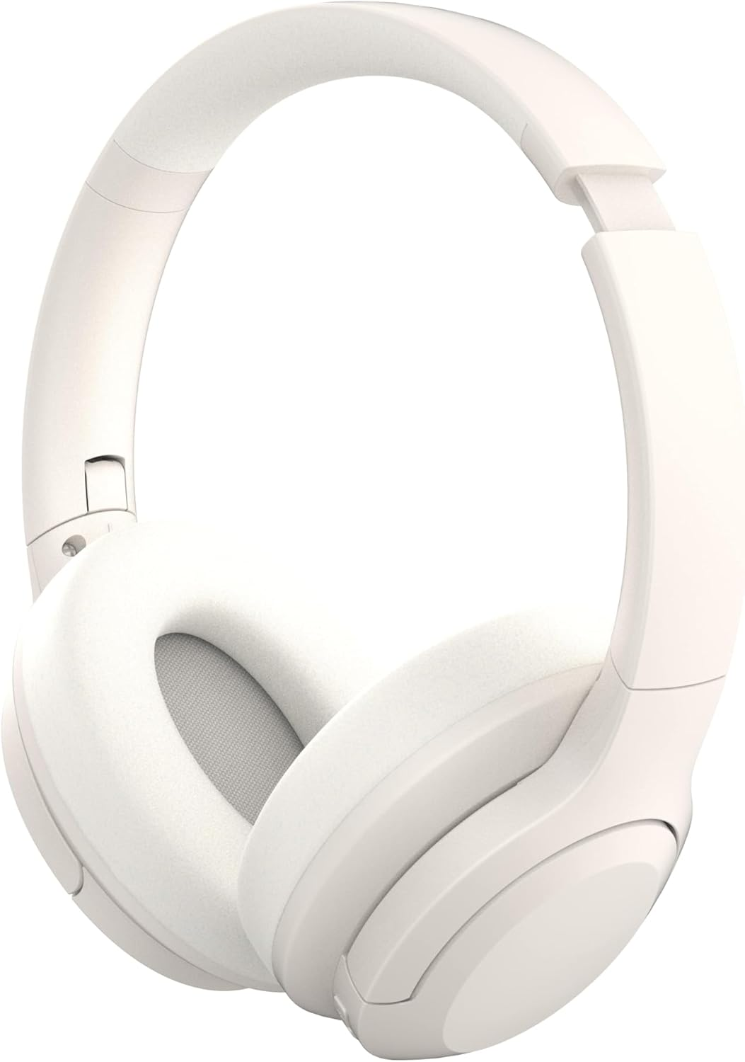 Laser Bluetooth Headphones with Active Noise Cancelling, 20-Hr Playtime, Wireless Travel Headphones, Built-In Microphone for Music and Calls, Works with Iphone, Samsung, Ipad, Tablets, Macbook - White image number 5