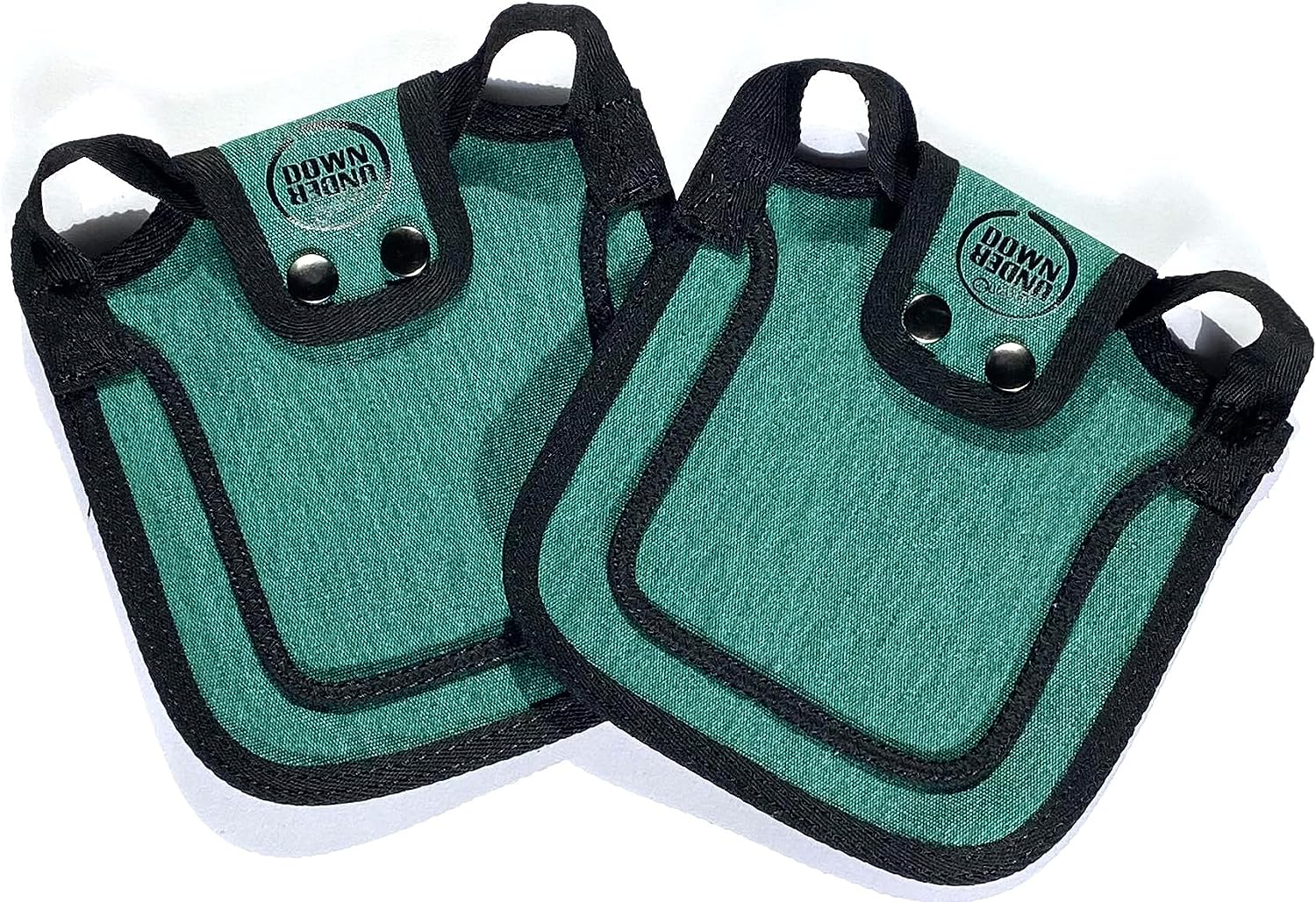 DOWN under OUTDOORS 2 Pack Small Chicken Saddles for Bantams and Young Birds, Includes Shoulder Covers (Teal) image number 3