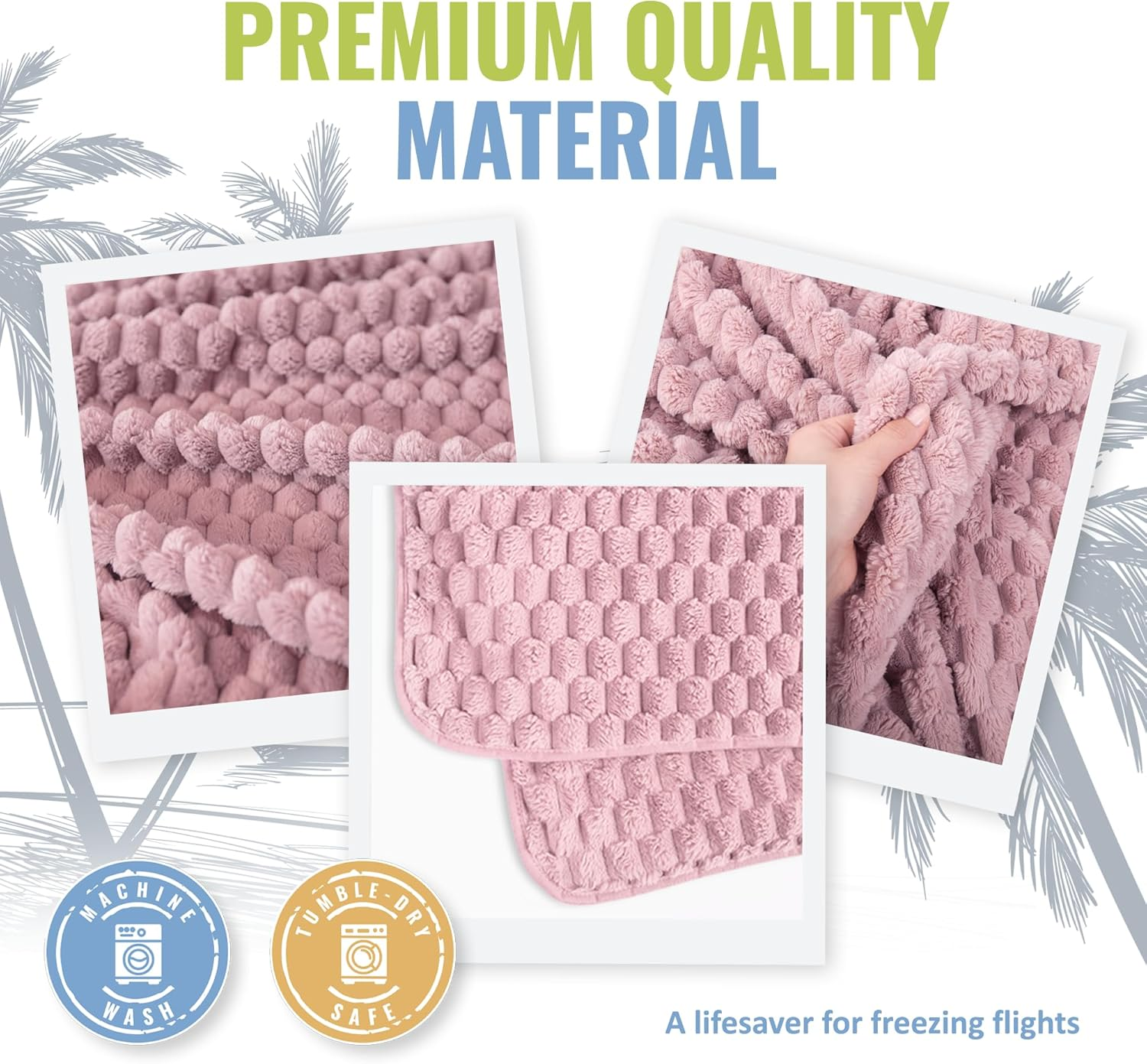 BOACAY Packable Travel Blanket for Airplane, Car - Compact Office Blanket - Portable Pillow for Adults, Kids with Case, Luggage Sleeve, Backpack Clip - Grey image number 2