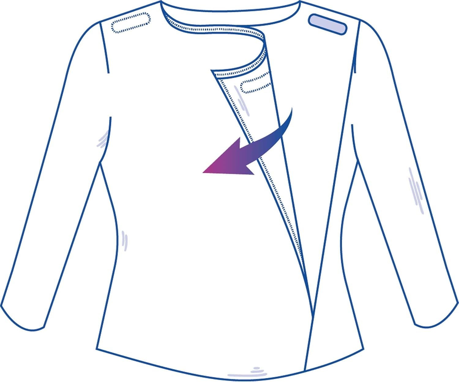 Ovidis Adaptive Dress Open Back Clothing Senior Women - Lisa