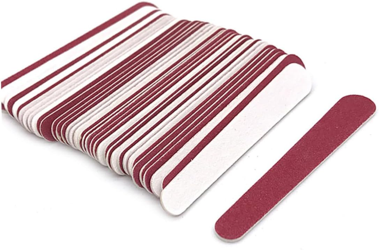 Disposable Nail Files Mini Double Sided Emery Boards Manicure Pedicure Tools 7.8X1.2X0.1Cm 50PCS Nail Files Bulk Disposable Emery Boards Double Sided Nail Files Double Sided Emery Boards image number 6