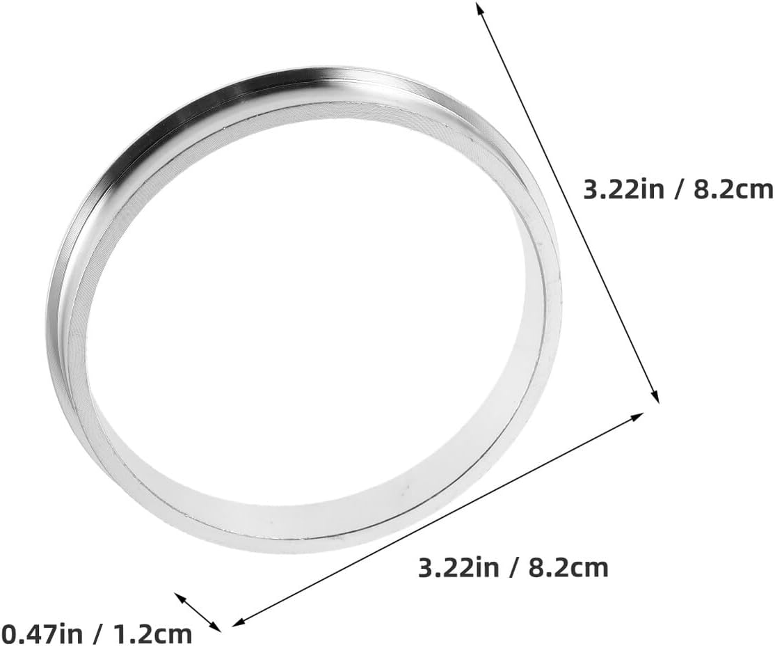 LABRIMP 2Pcs Aluminum Cup Sealing Ring for Cup Sealer Machine Gasket Replacement for Milk Tea and Coffee Shops Compatible with Hot and Cold Drink Sealers image number 3