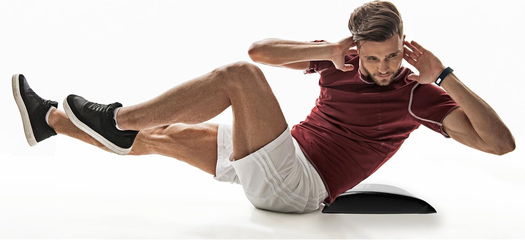 Ab Exercise Mat，Ab Crunch Support Pad ，Ab Training Mat Core Training Mat Home Gym Exercise Sweat Wicking Fitness Ab Mat Sit up Pad for Push Ups Ab Workout Fitness image number 2