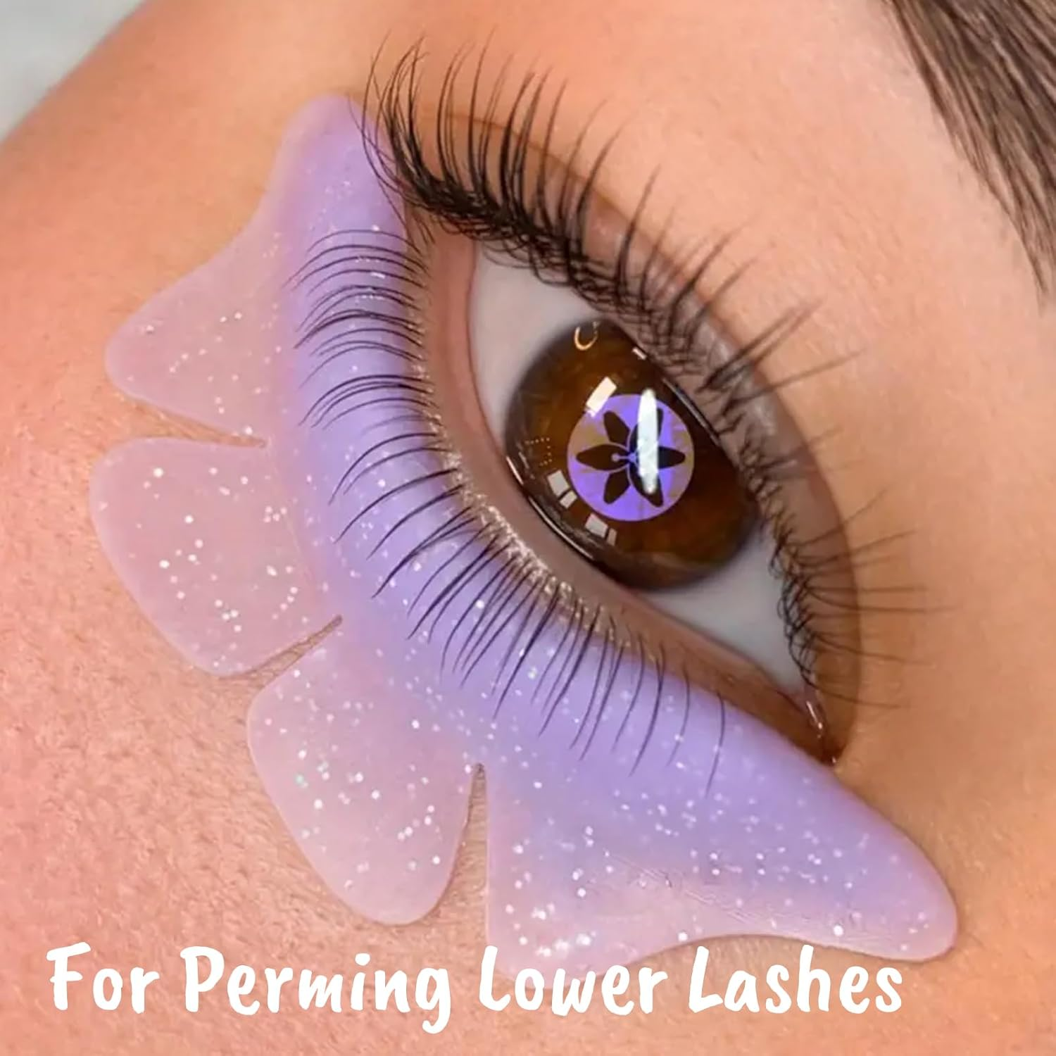 Lomansa Lash Lift Pads Silicone Patch-Shields Bottom Lash Lifts Ultra Soft Reusable Eyelash Lift and Lash Extension for Salon (Purple) image number 1