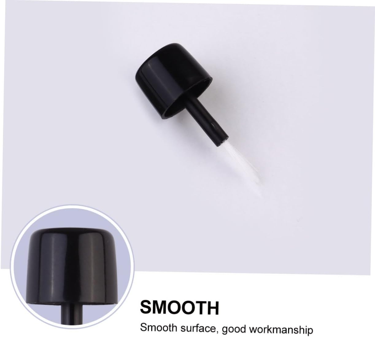 EXQUIMEUBLE 200Pcs Disposable Nail Polish Brush Set Portable Practical Nail Brushes for Women for Diy Art and Salon Use image number 2