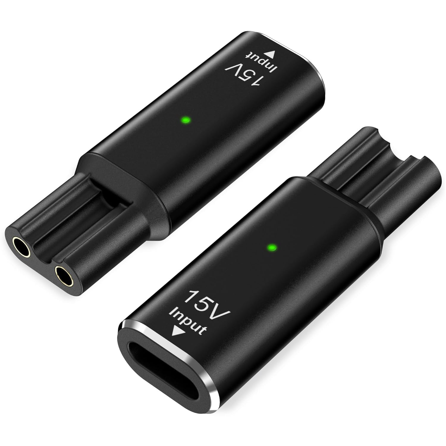 [2 Pack] T Tersely 15V HQ8505 Type C Shaver Adapter Charging Converter for Philips Norelco 7000 3000 Series, Oneblade QP6520 QP6530 QP6510, USB C Shaver Charger Converter without Charger Cord image number 2