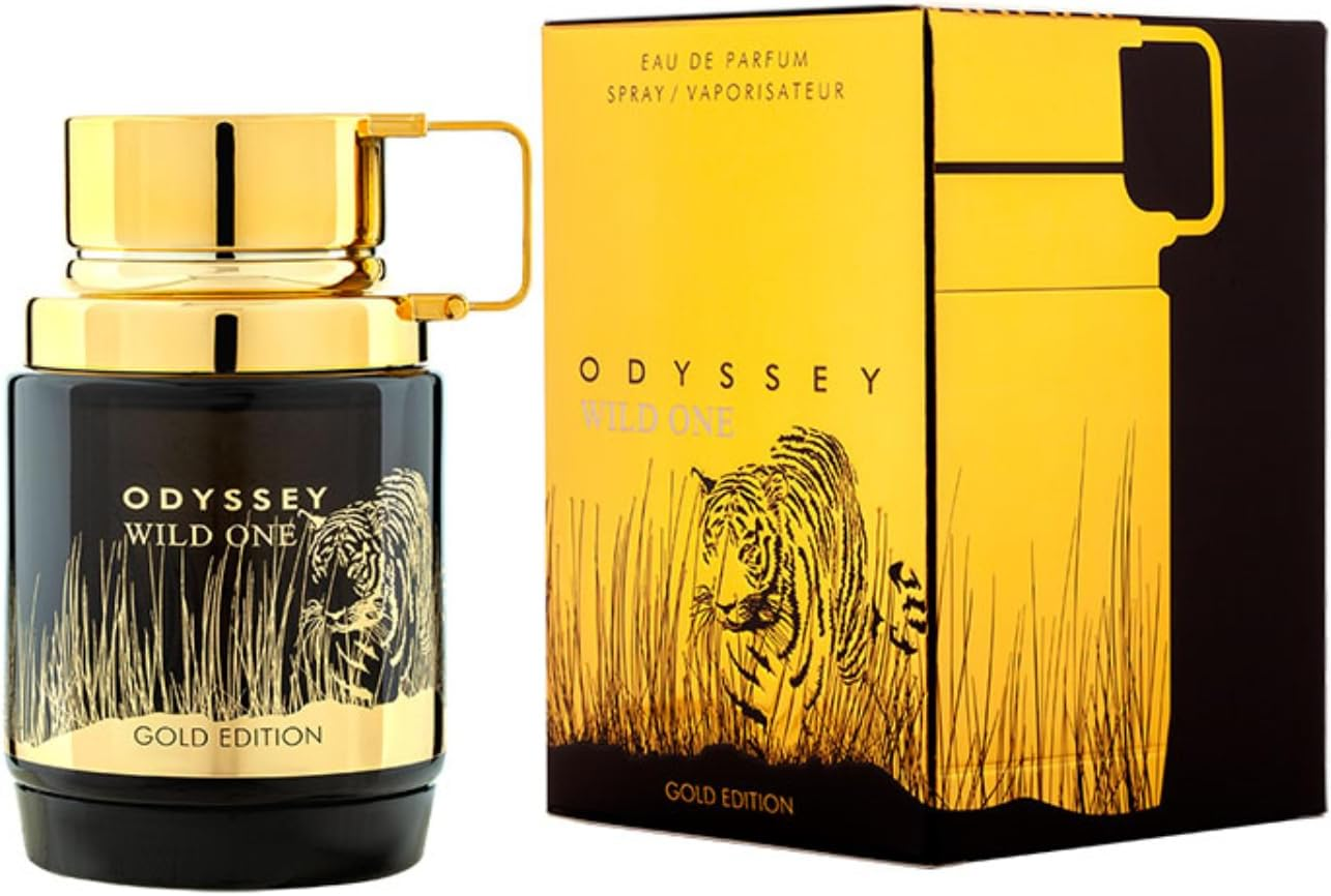 Odyssey - Wild One Gold Edition by Armaf for Men - 3.4 Oz EDP Spray image number 3
