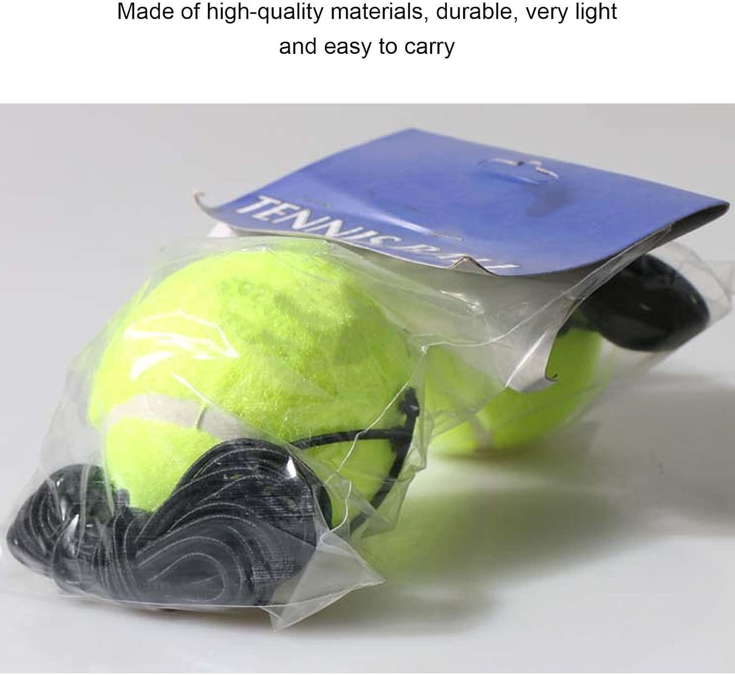 Tennis Ball Trainer, Tennis Training Ball with Elastic String, Tennis Practice Ball for Beginners, Tennis Players image number 5
