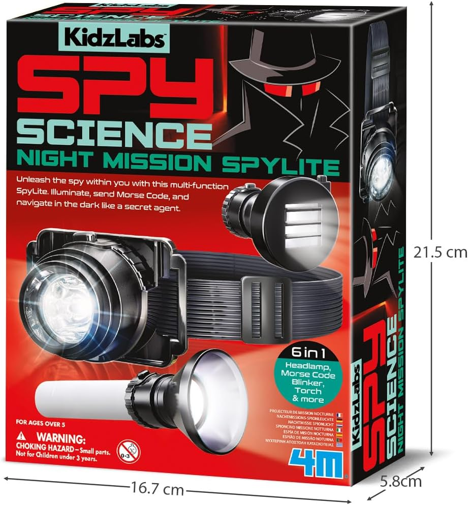 4M Kidzlabs Spy Science Night Mission Spylite image number 5
