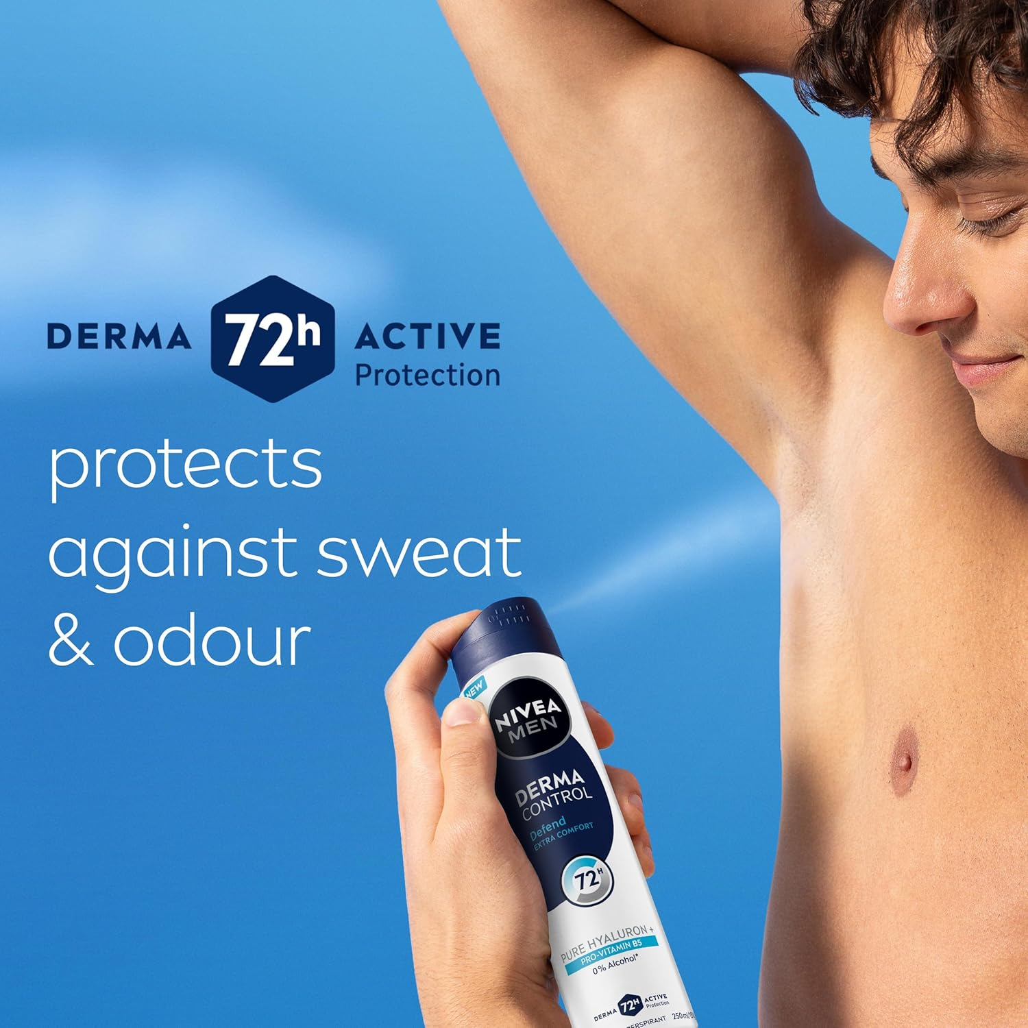 NIVEA MEN Derma Control Defend Aerosol 250Ml image number 3