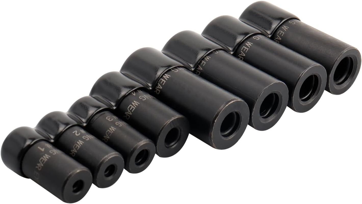 Bestgle 8 Pcs Tap Socket Set, 1/4" & 3/8" Square Drive Tap Socket Adapter, Screw Thread Taps Sockets Wrench Adapter Holders Fits All MCTI Standard Taps (1/2" & 1/8" NPT, up to 12Mm) image number 3