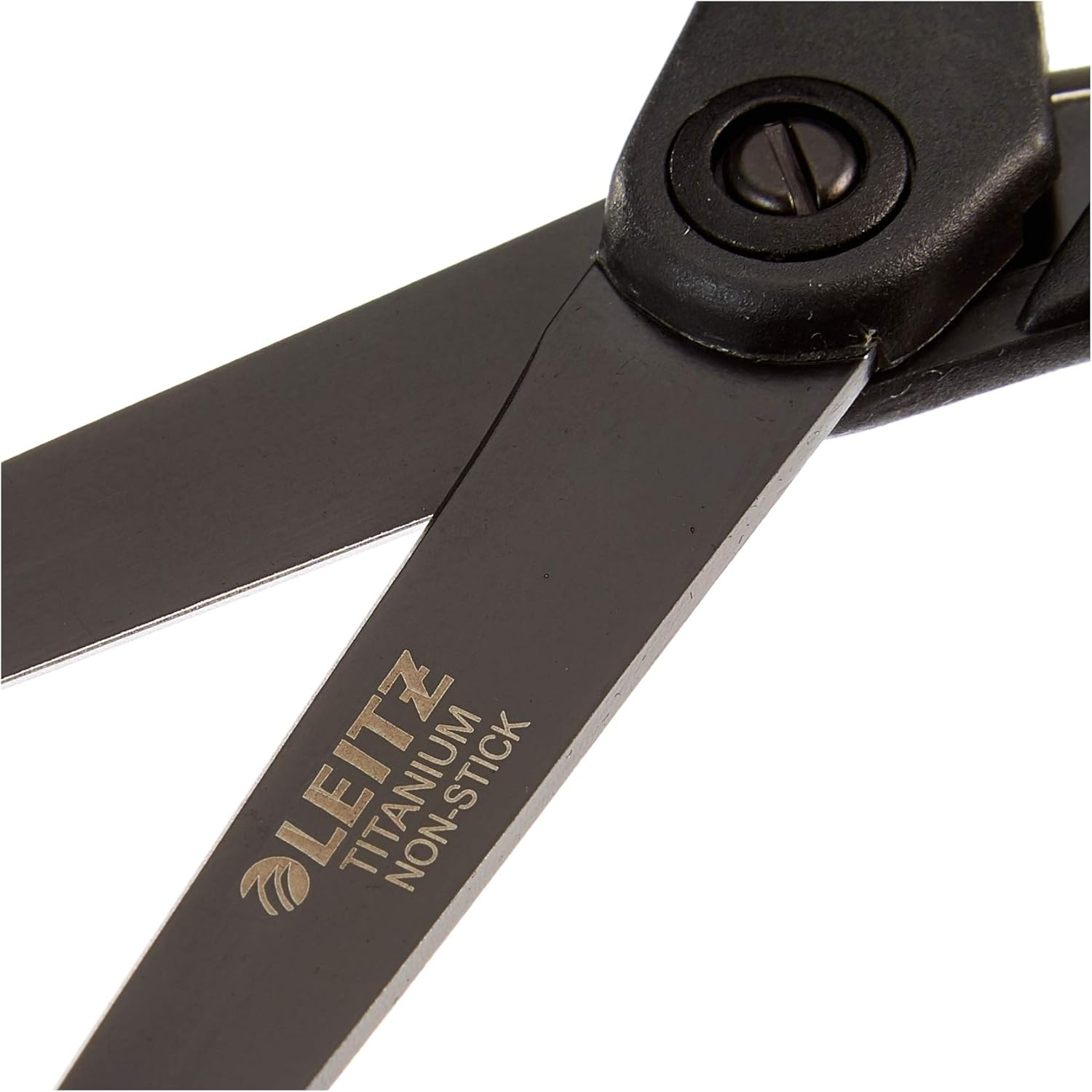 Leitz Titanium Scissors, Right or Left Handed (Ambidextrous), Non Stick, Office Stationary, Ergonomic Handle, Black, 180 Mm image number 3