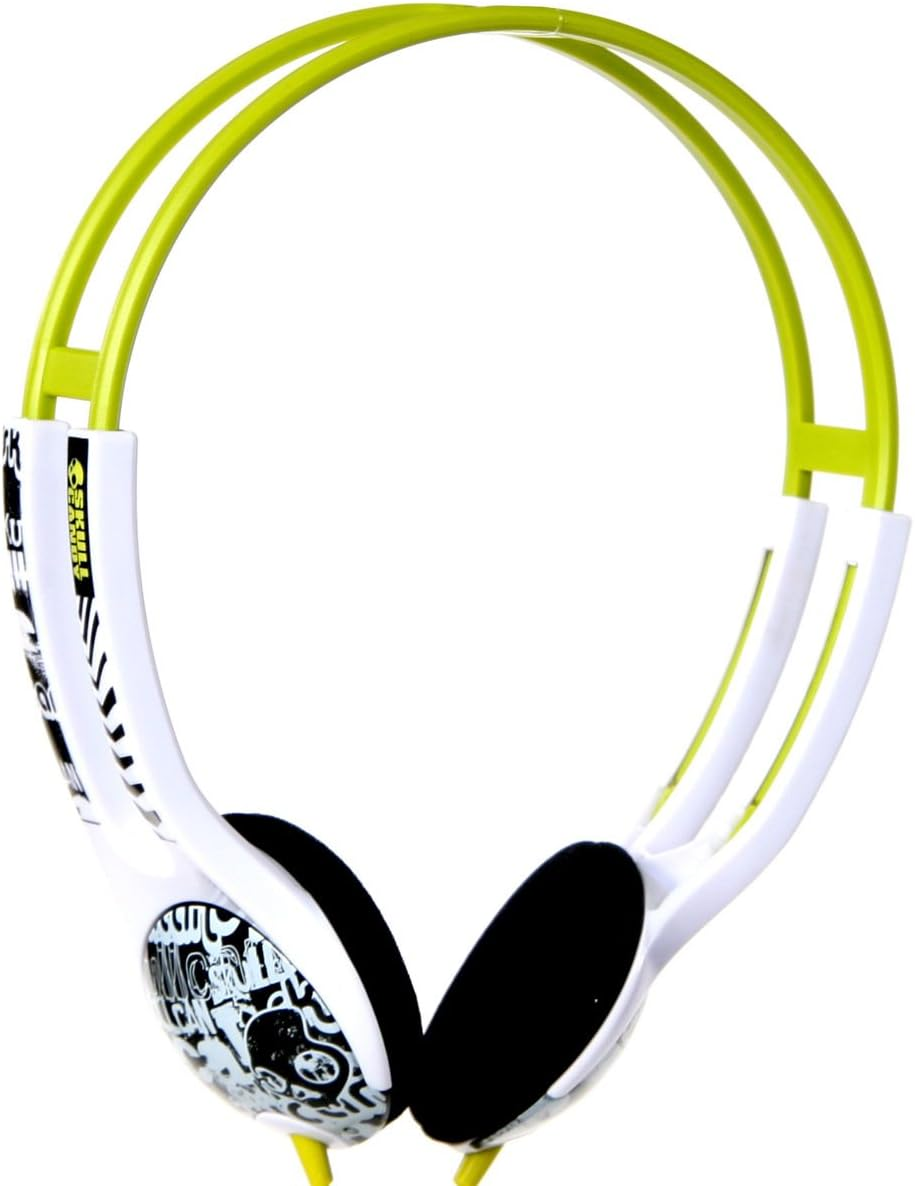 Skullcandy Recruits SC-RECMIX Headphones - White & Green
