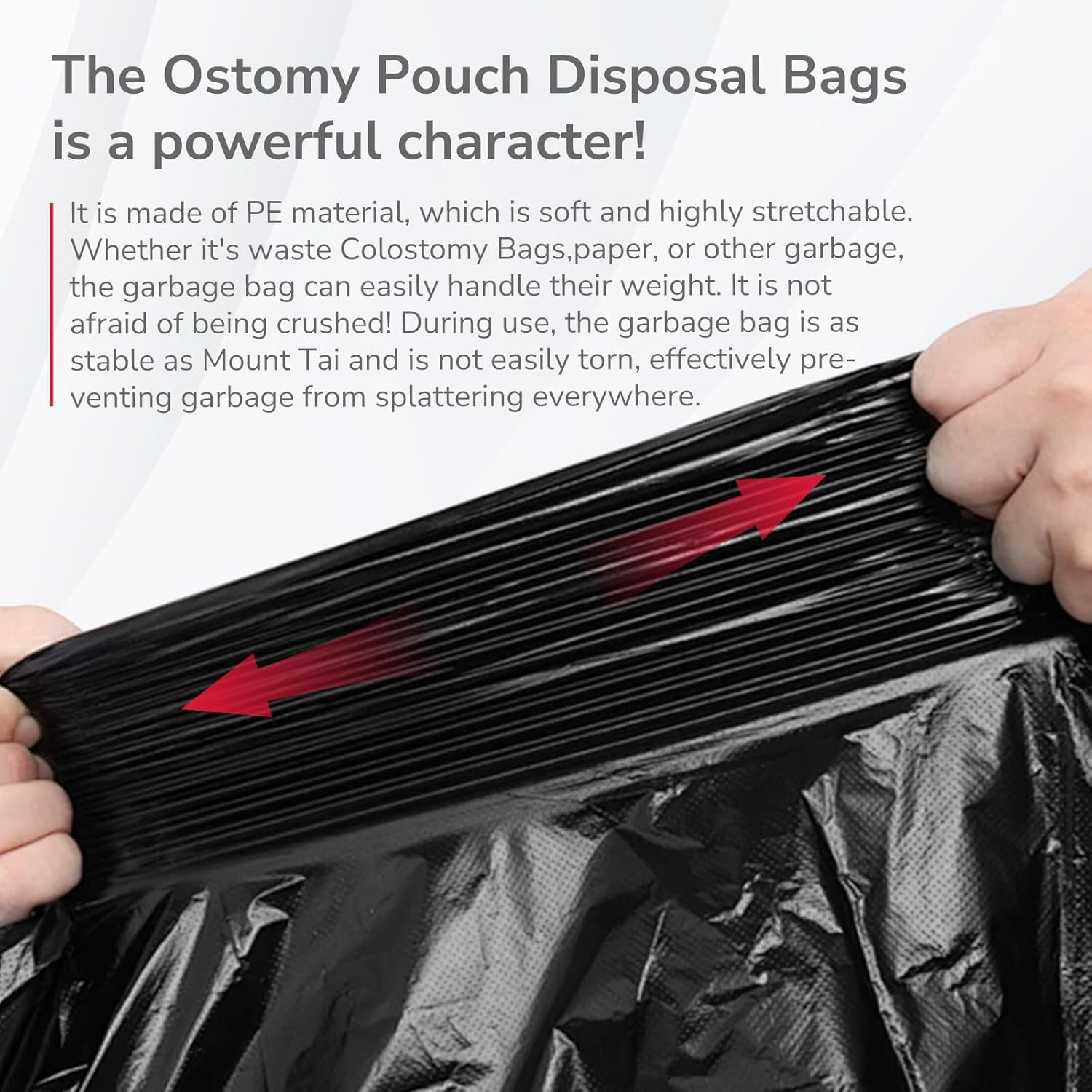 100 Pcs Ostomy Pouch Disposable Bags 11X15.7 Inches, Zip Seal Closure, High Sealing to Lock Out Odors, Ostomy Waste Disposal Bags for Colostomy Waste Bags Nappies Incontinence Pads image number 5