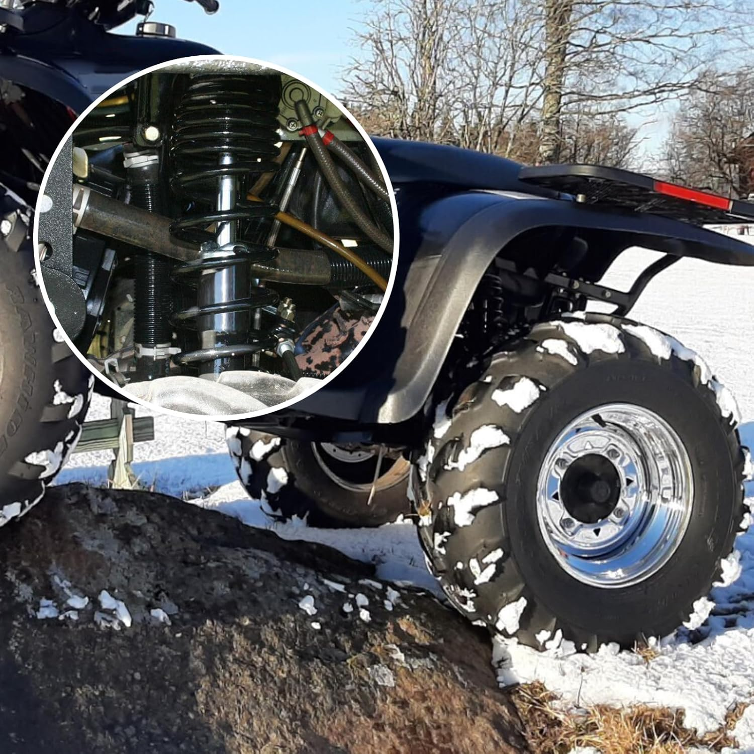 Rear Shock Strut Absorber for Polaris Sportsman 500 1996-2004 Sportsman 335 400 450 600 700 800 Diesel 455 Worker 335 500 1998-2006 Xplorer 500 1997 7041959 7041454 7041770 image number 6