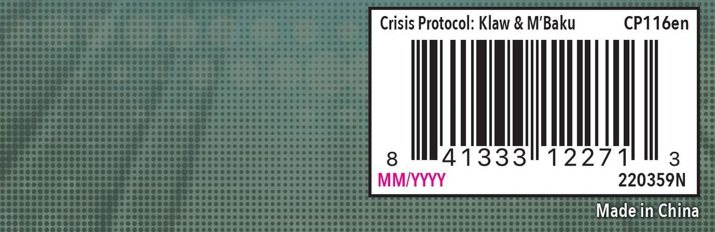 Atomic Mass Games Asmodee Marvel Crisis Protocol Klaw and M'Baku Miniatures Game image number 1