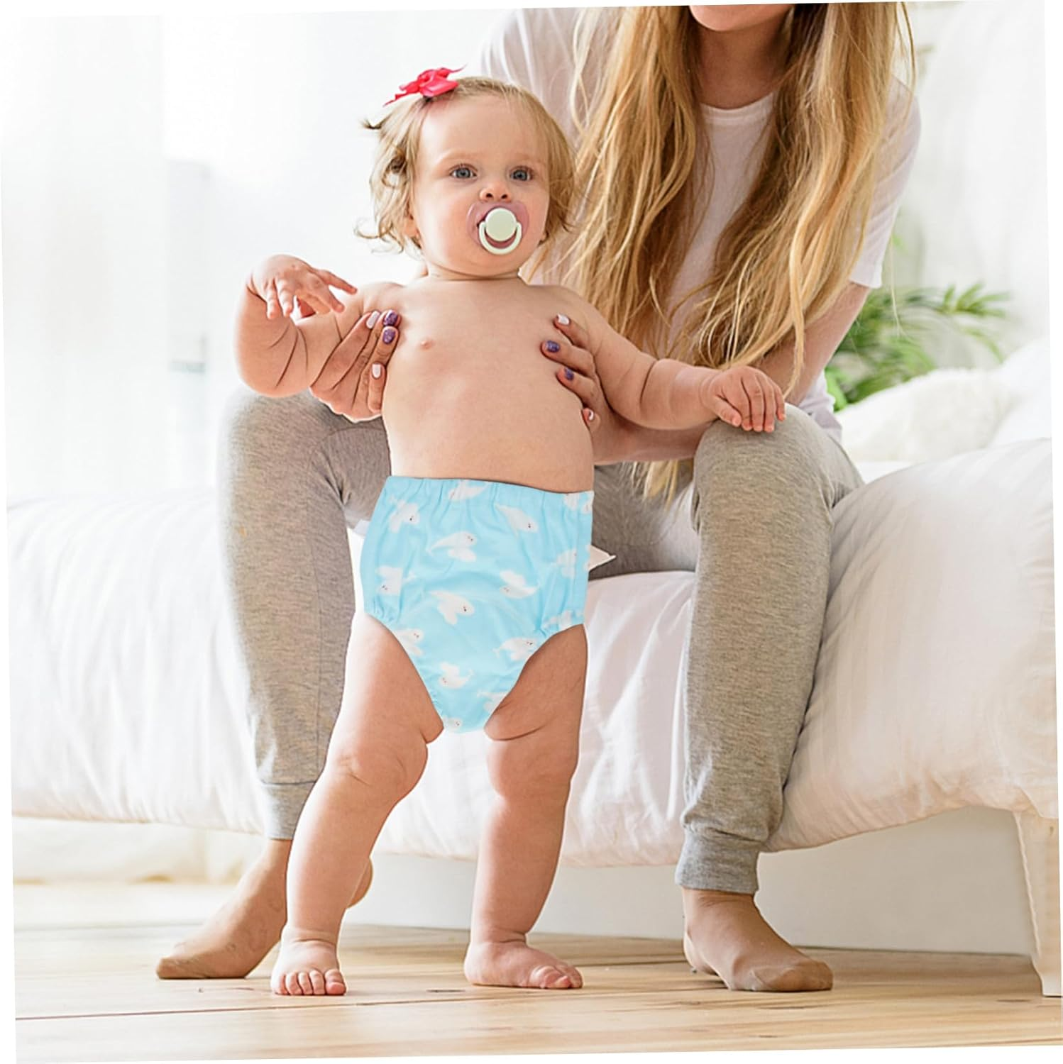 SHERCHPRY 3Pcs Reusable Swim Diaper Breathable Washable Swim Pants for Boys Comfortable Training Underwear