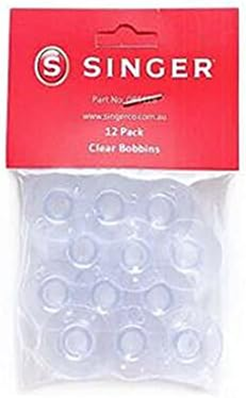 Singer Current Models Bobbins, Clear (Pack of 12)