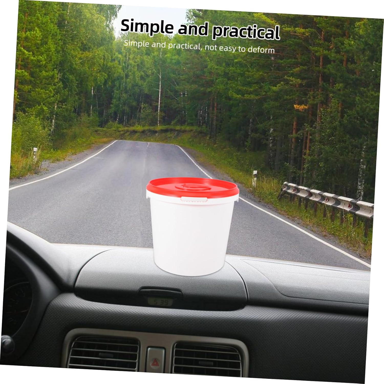 Wipe Dispenser for Travel Car Wipes Bucket Diapers Holder Compact Storage Reusable Container image number 5