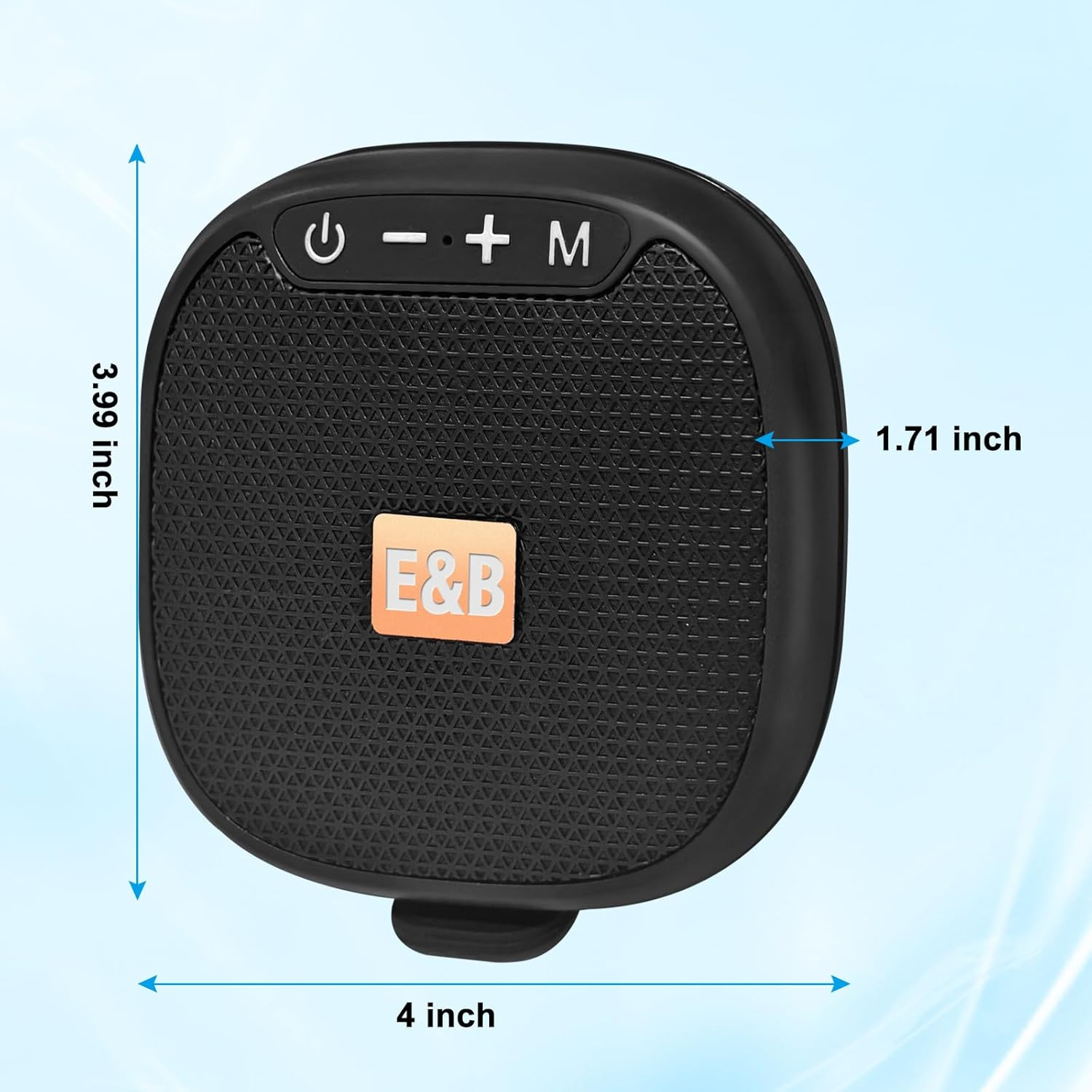 Enbiawit Portable Bluetooth Speaker for Bike, Mini Outdoor Travel Speakers, Wireless Traveling Bicycle Speakers, Integrated Design Bicycle Speaker with Loud Sound for Riding, TWS image number 4