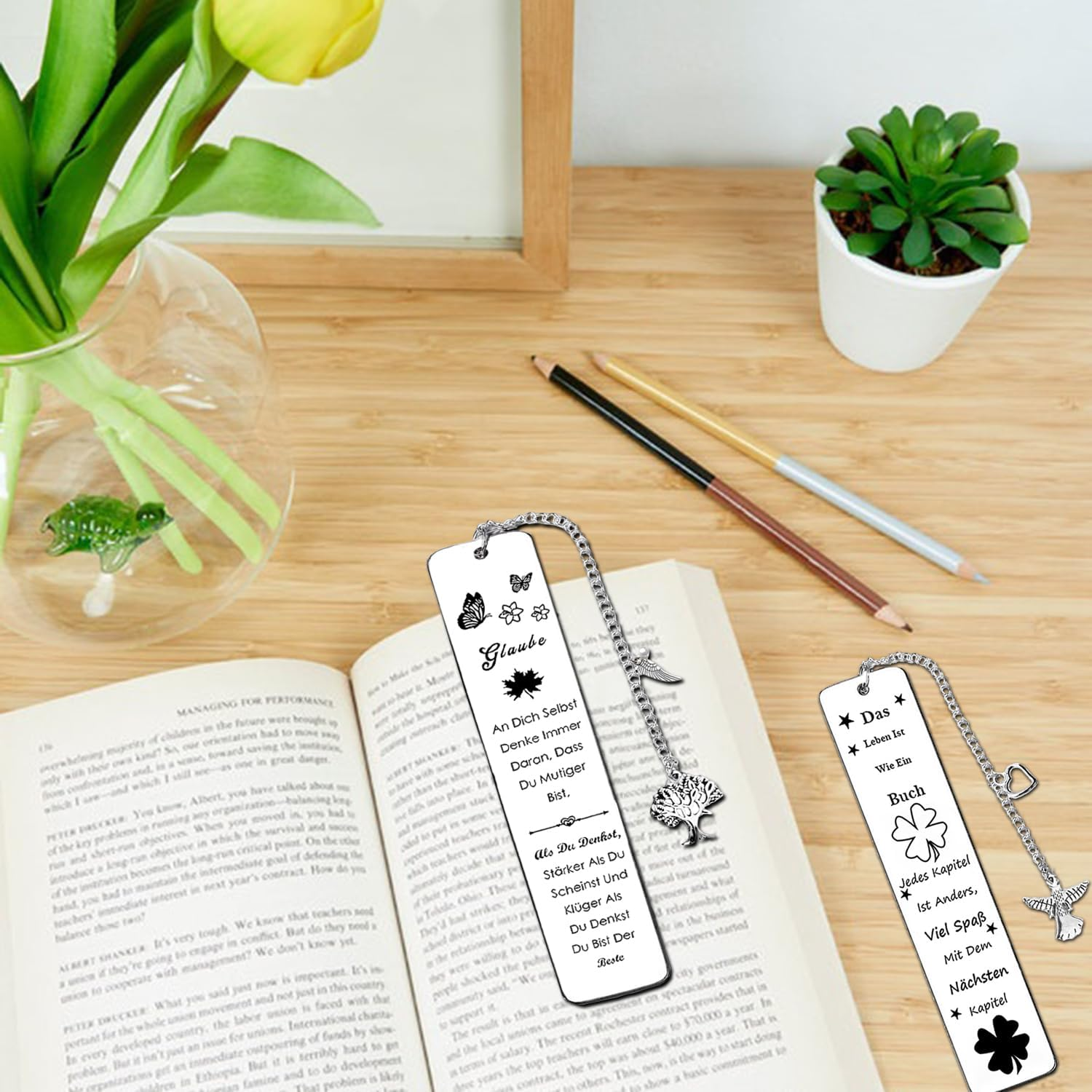 2 X Bookmarks, Metal Guardian Angel Bookmarks, Children'S First Day of School, Gift, Birthday, Graduation, Bookmark, Gifts for Boys, Personalised Bookmarks, Retirement Gifts