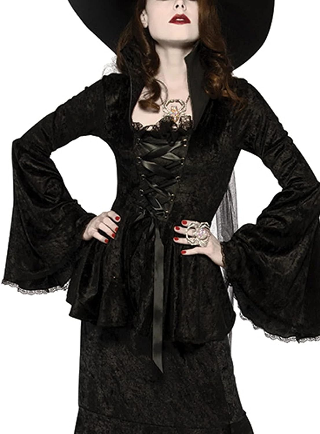 Rubie'S Costume Co. Women'S Soul Crushed Velvet Costume Top