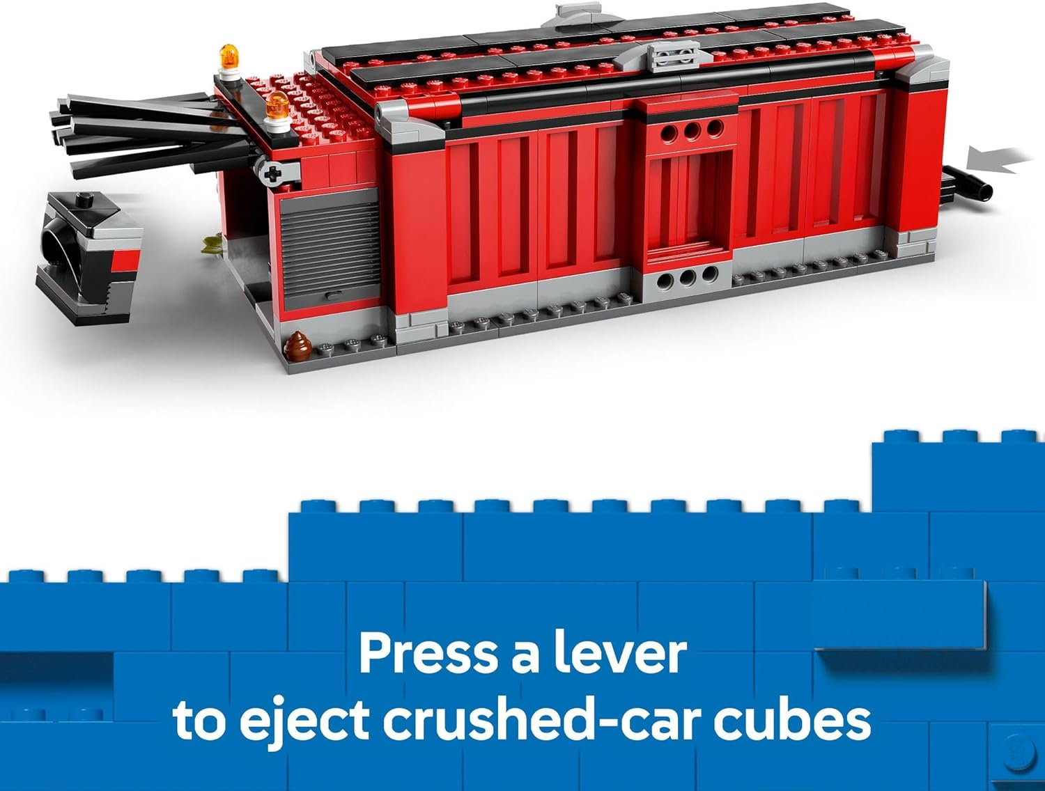 LEGO City Scrapyard with Cars Toy for 8+ Year Old Boys & Girls, Construction Vehicle Kit with Crane, 2 Kids Toy Cars and 4 Minifigures, Building Set for Creative Role Play 60472 image number 3